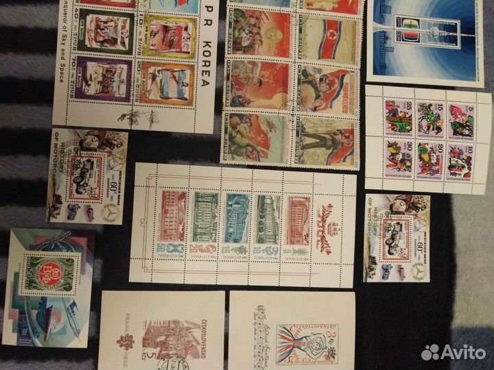Марки почтовые,блоки СССР