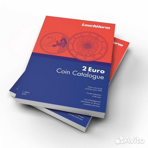 Leuchtturm. Каталог монет 2 евро 1999-2023 гг. ENG
