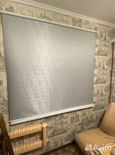 Рулонные шторы блэкаут в коробе J4419