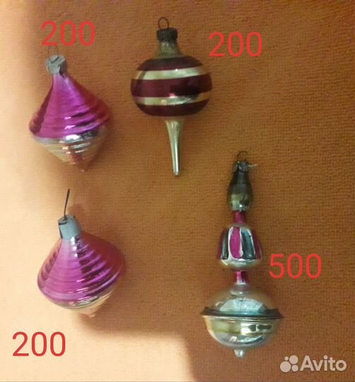 Елочные игрушки СССР