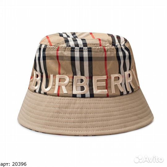 Панама burberry бежевая