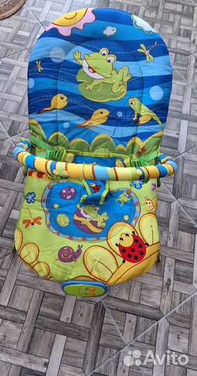 Детский музыкальный шезлонг