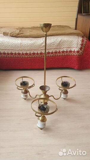 3-х рожковая Люстра советского времени