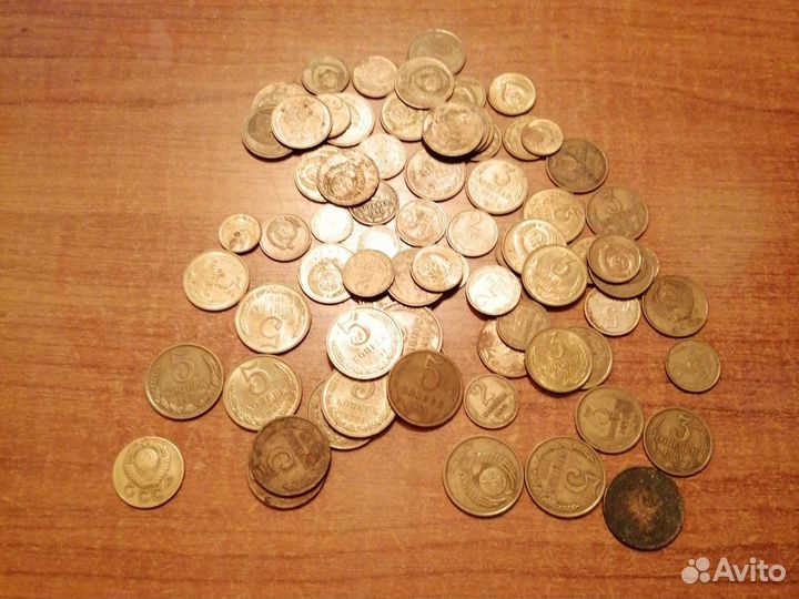 Монеты СССР,медные 1,2,3,5копеек