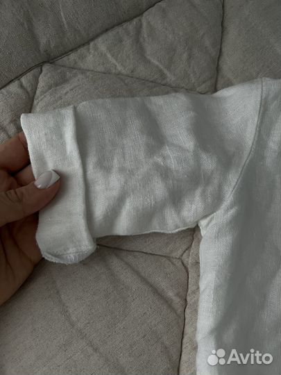 Льняная рубашка детская