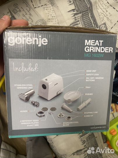 Мясорубка gorenje новая