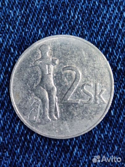 Монета Словакия 1993 год