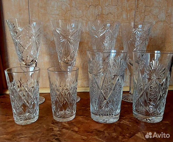Хрустальные рюмки СССР