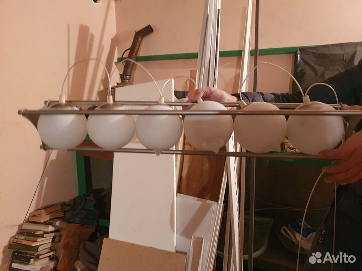 Люстра потолочная подвесная бу