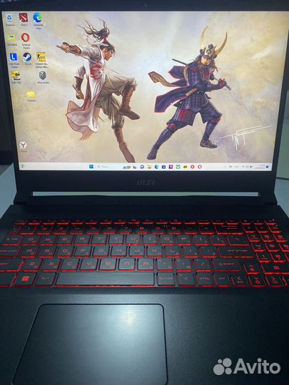 Игровой ноутбук msi katana
