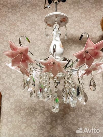 Люстра потолочная подвесная бу