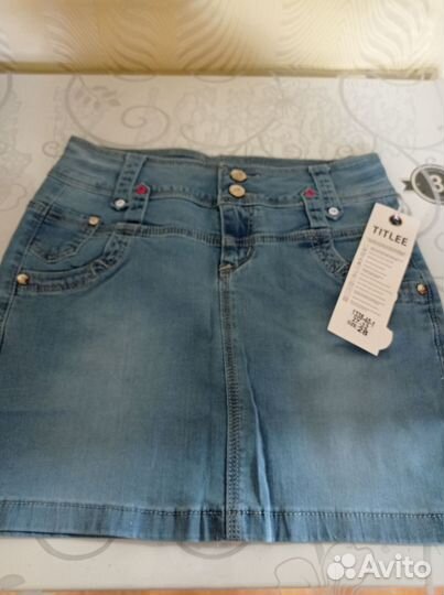 Юбки джинсовые