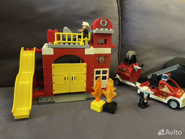 Пожарная станция lego duplo