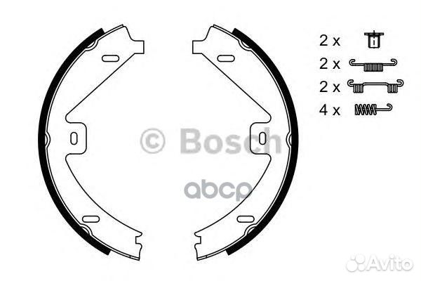 Колодки ручника 204-212 2124200120 A0054203620