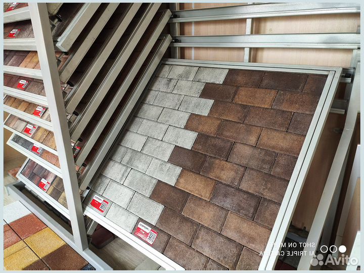 Тротуарная плитка вибропрессованная