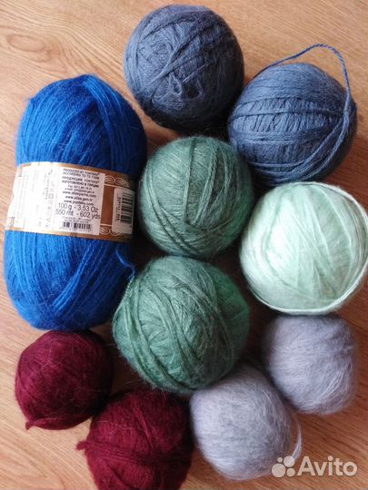 Нитка мохер новая