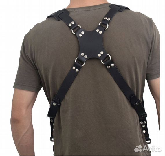 Разгрузка фото кожаный двойной плечевой ремень