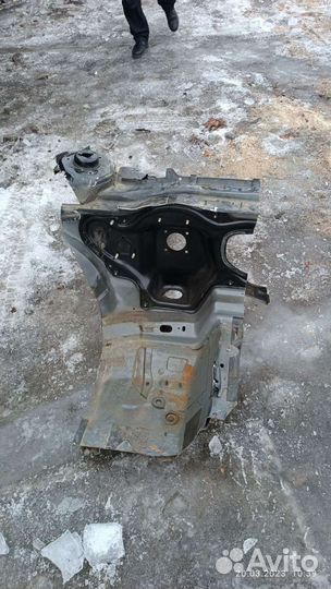 Лонжерон левый skoda octavia a5