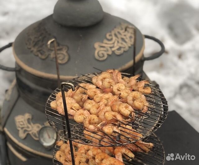 Тандыр «Фирменный» Графит, со столиком