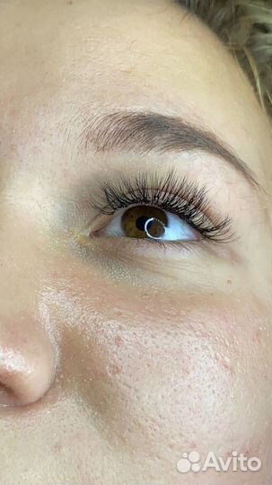 Наращивание ресниц модель на дому