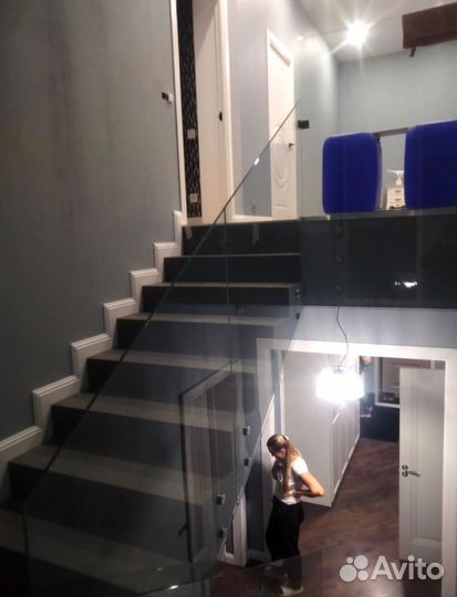 Перила стеклянные