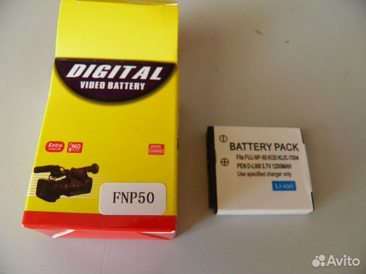 Новый аккумулятор NP-50, klic-7004