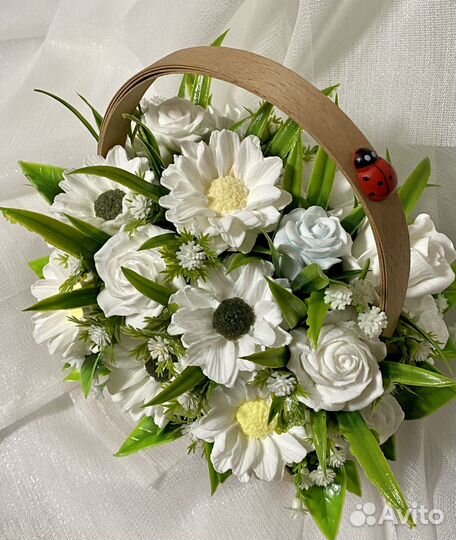 Букет из мыла ручной работы