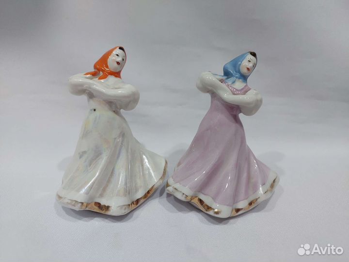 Фарфоровые статуэтки СССР плясунья
