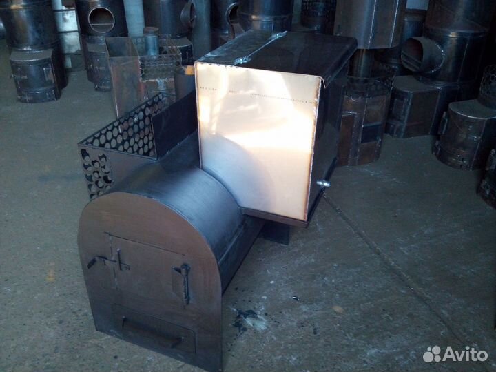 Печь для бани. на три помещения