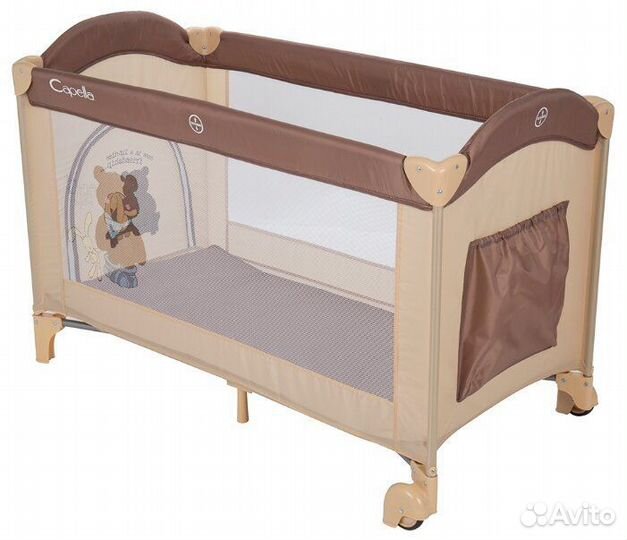 Детская кровать-манеж Capella с матрасом Bico