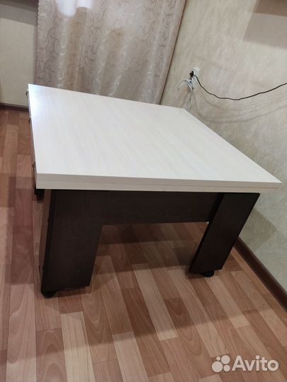 Стол трансформер журнальный обеденный