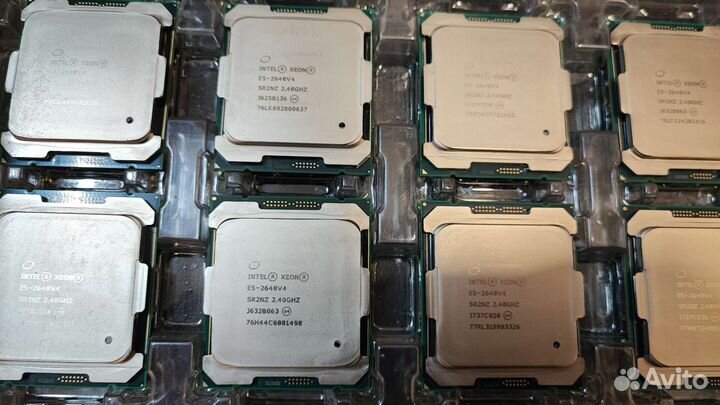 Процессоры : E5-2620 V4, e5-2630 v4, e5-2640 v4