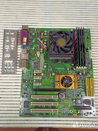 Комплект материнки на Socket 939