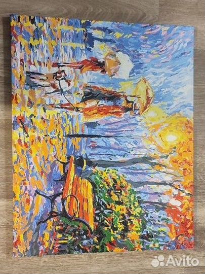 Картины по номерам раскрашенная