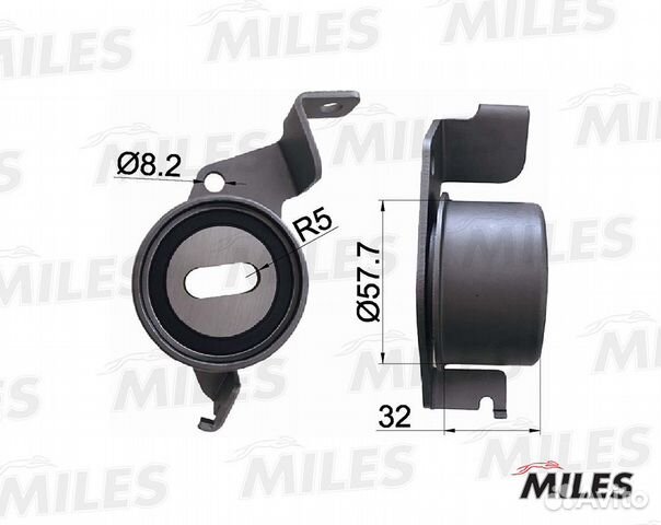 Ролик ремня грм mitsubishi carisma 1.6/1.8 95-06