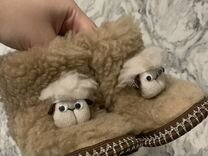 Чуни тапочки из овчины детские