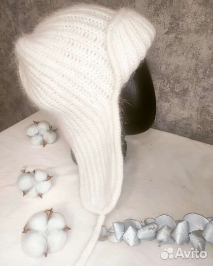 Шапка ушанка женская