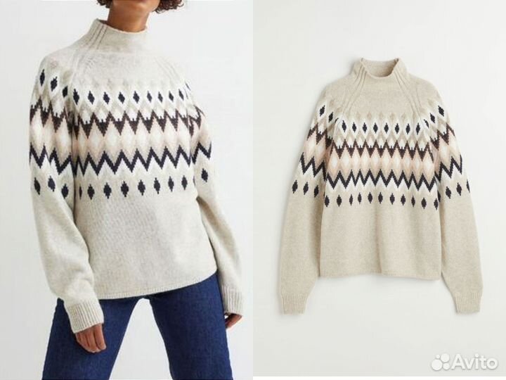 Свитер HM с высоким воротом