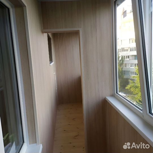 Отделка и остекление балконов в рассрочку