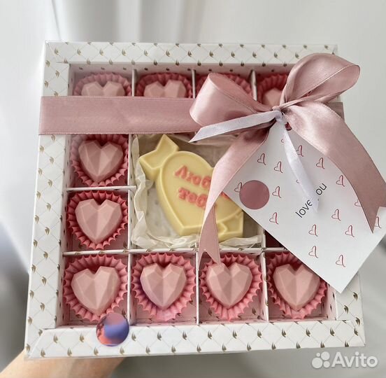 Набор шоколадных конфет к 14 февраля