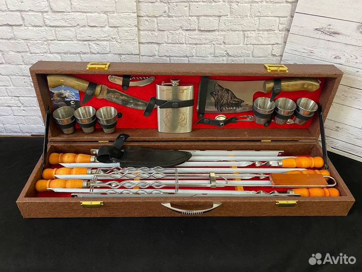 Шашлычный набор в кейсе
