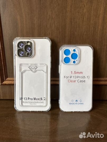 Чехол на iPhone 13 pro max прозрачный