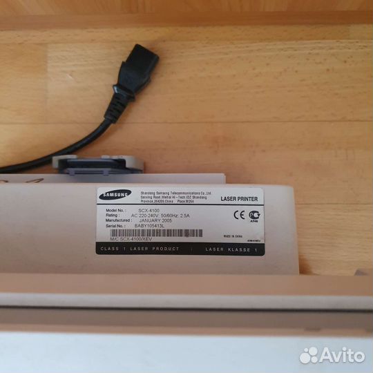 Принтер сканер копир. samsung SCX-4100. 2 картридж