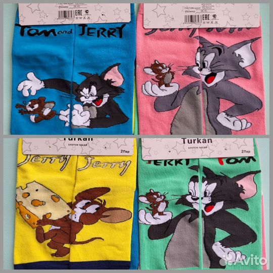 Носки женские Tom and Jerry