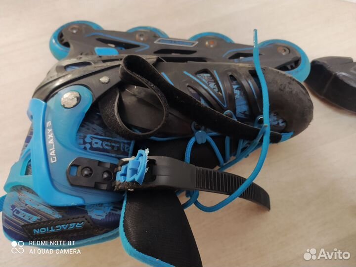 Роликовые коньки Reaction 39 размер