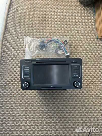 Магнитола skoda octavia a5 штатная