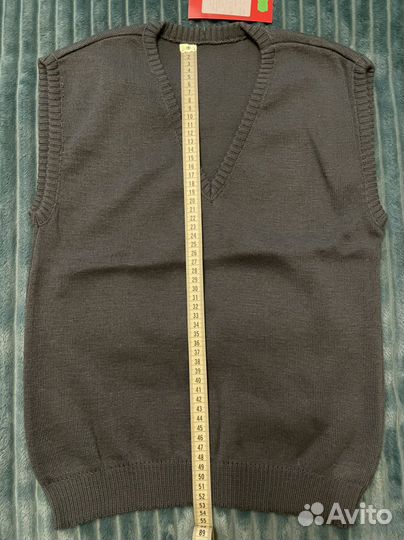 Жилет школьный серый