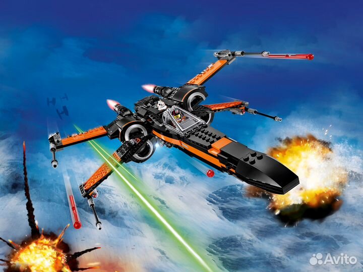 Конструктор Звездные войны Истребитель По S7102