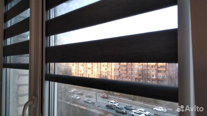 Рулонные шторы зебра