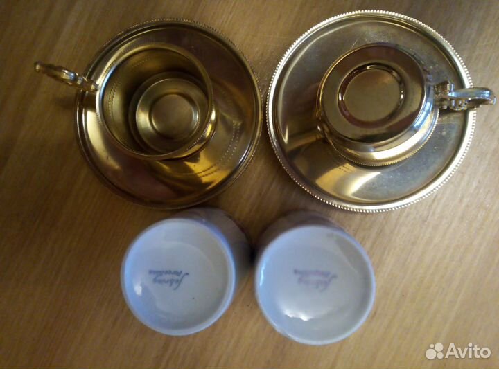 Чашка с блюдцем кофейная гдр